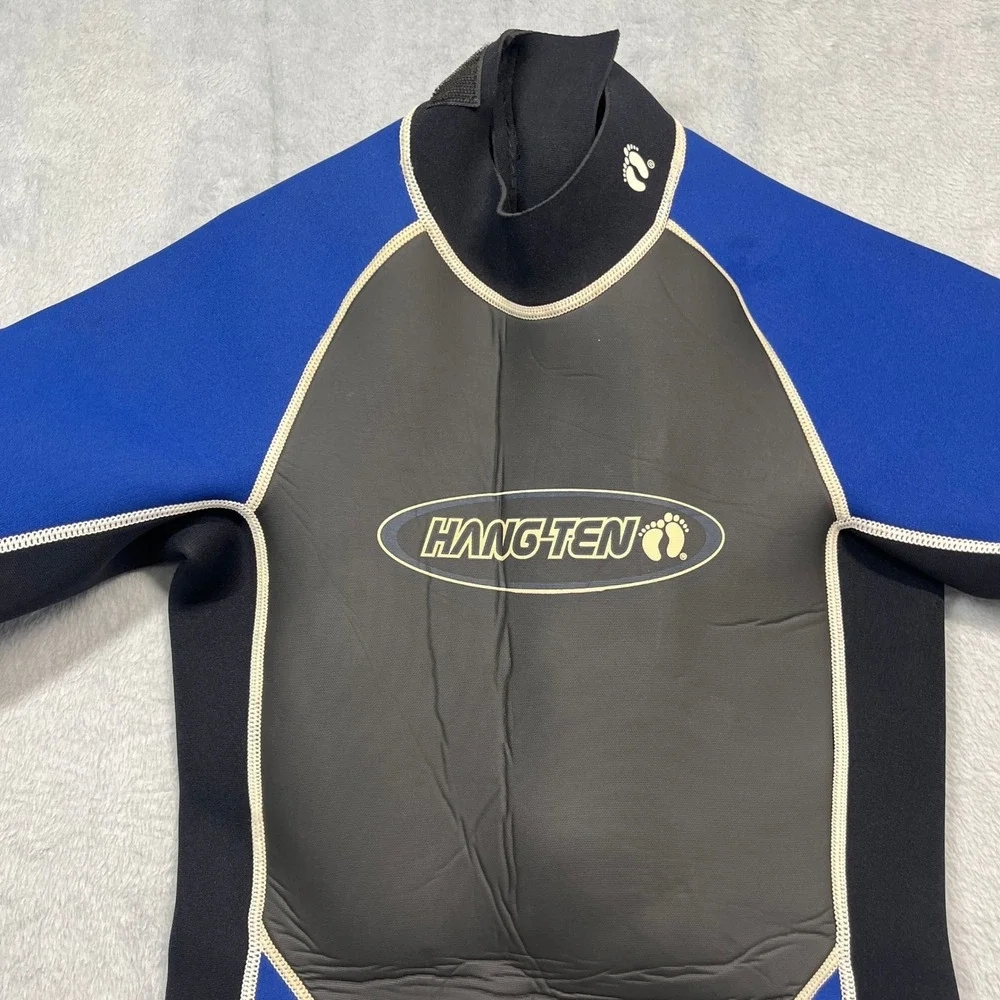 Hang Ten Shorty Wetsuit Youth Blue Black 3/2mm Neoprene Spring Suit XL